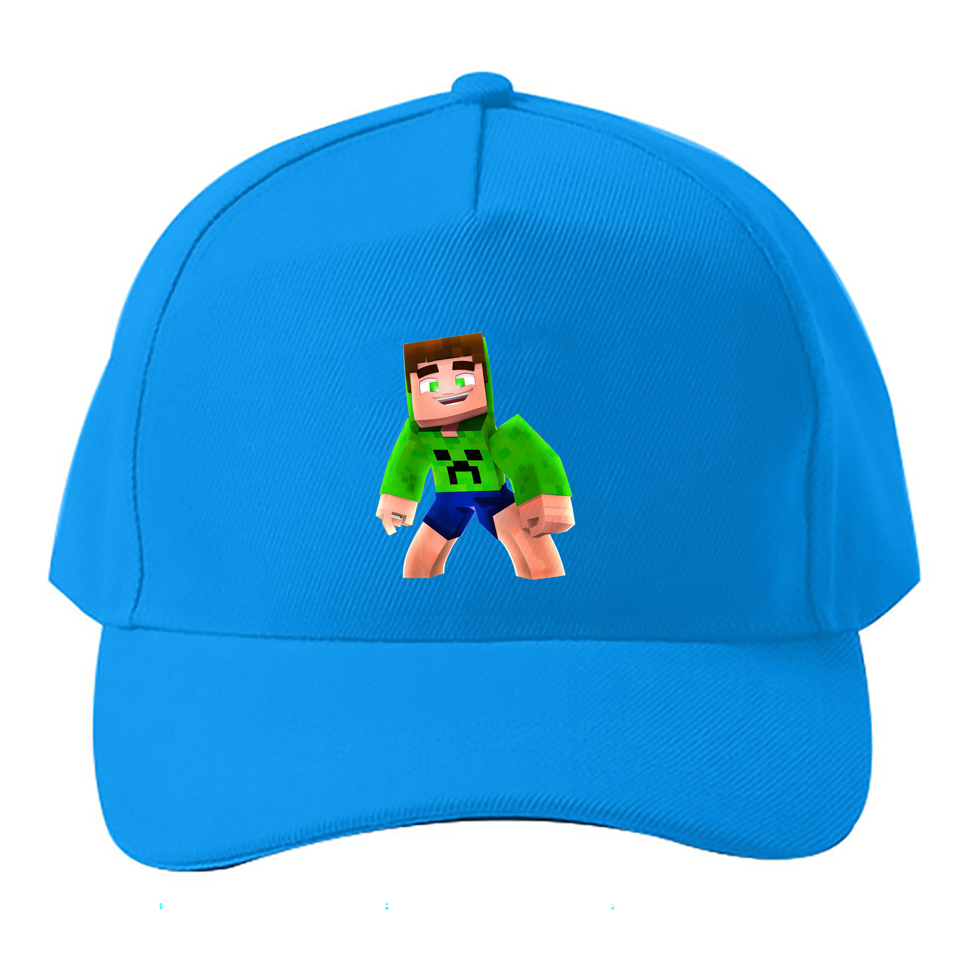 （画像用） マインクラフト ブロックの世界 Minecraft MC Block world ベースボールキャップ 綿100％ 男女兼用 帽子 スポーツ